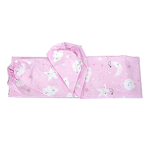 LENCOL CERCADO ALVINHA REF3597 ROSA