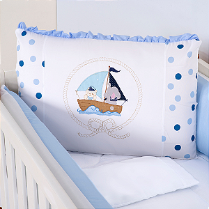 KIT DE BERCO BRUBRELEL JUJU BABY - ALTO MAR AZUL
