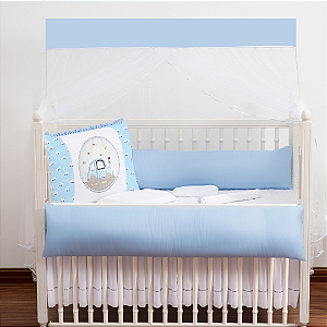 KIT DE BERCO BRUBRELEL JUJU BABY - FUSQUINHA AZUL