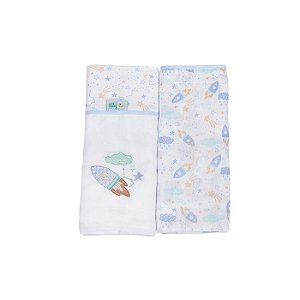 TOALHA FRALDA BABY NICE FOGUETE