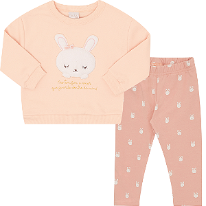 MOLETOM PULLA BULLA 50116 ROSA GG