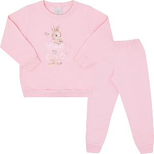 MOLETOM PULLA BULLA 50222 LILAS 3 ANOS