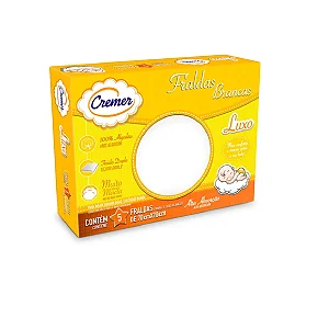 FRALDA CREMER LUXO BRANCA