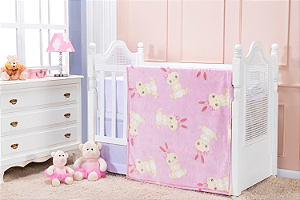 COBERTOR ETRURIA FLANNEL LOLLA ROSA