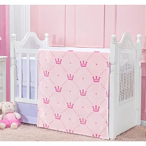 COBERTOR ETRURIA FLANNEL COROINHA ROSA
