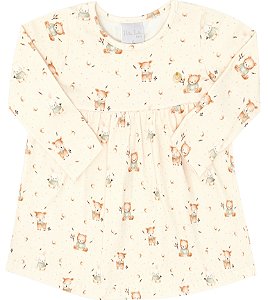 VESTIDO PULLA BULLA 50103 NATURAL MEDIO
