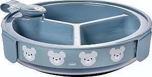 PRATO TERMICO DECORA PLASUTIL - BEAR AZUL