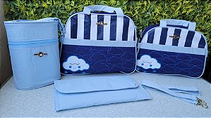 KIT BOLSA LUDY 5PCS- REF17/18 MARINHO