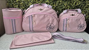 KIT BOLSA LUDY 4PCS- REF 37/38 ROSA