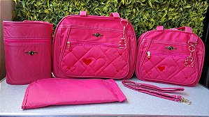 KIT BOLSA LUDY 5PCS- REF45/46 PINK
