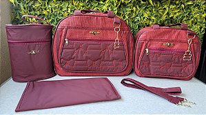 KIT BOLSA LUDY 5PCS- REF45/46 MARSALA