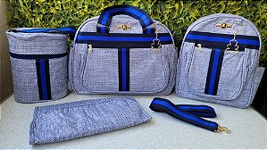 KIT BOLSA LUDY 4PCS- REF 60/61 AZUL