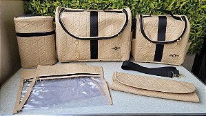 KIT BOLSA LUDY 6PCS- REF 68/69 BEGE