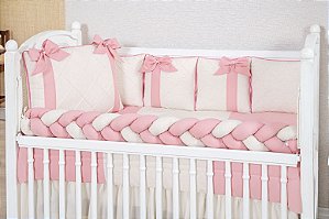 KIT DE BERÇO TIQUINHO ROYAL - VIENA ROSE