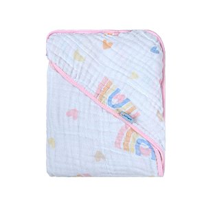 TOALHA SOFT BABY JOY ARCO IRIS MAGICO