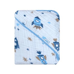 TOALHA SOFT BABY JOY FOGUETES