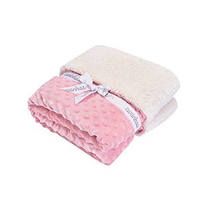 COBERTOR BUBBLE CARINHAS ROSE