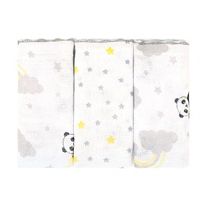 FRALDA BUBLIM PETIT PANDA CINZA