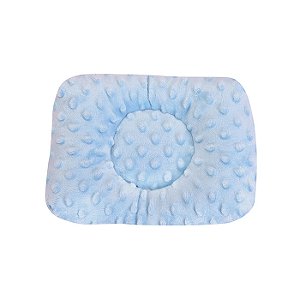 TRAVESSEIRO ANATOMICO BUBBLE CARINHAS AZUL