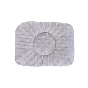 TRAVESSEIRO ANATOMICO BUBBLE CARINHAS CINZA