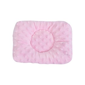 TRAVESSEIRO ANATOMICO BUBBLE CARINHAS ROSA