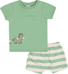 CONJUNTO PULLA BULLA 50567 VERDE MEDIO