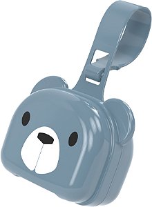 PORTA CHUPETA DECORA BEAR AZUL