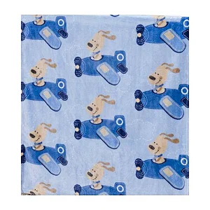 COBERTOR ETRURIA FLANNEL BISS AZUL