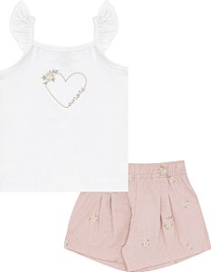 CONJUNTO PULLA BULLA 52218 ROSE 1 ANO