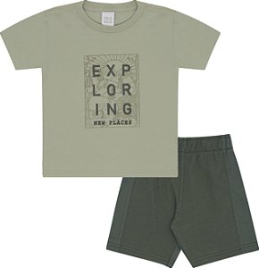 CONJUNTO PULLA BULLA 52271 VERDE 1 ANO