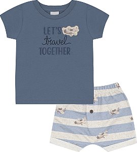 CONJUNTO PULLA BULLA 52169 AZUL GG
