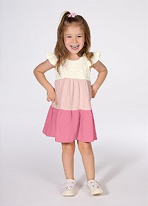 VESTIDO KIKO KIKA 13136 ROSA 3 ANOS