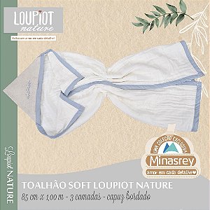 TOALHAO SOFT LOUPIOT NATURE AZUL