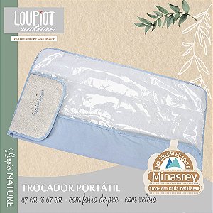 TROCADOR PORTATIL LOUPIOT NATURE AZUL