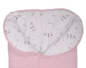 PORTA BEBE BUBLIM MALHAS FLORZINHA