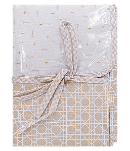 TROCADOR PORTATIL BABY JOY CLASSICOS BEGE