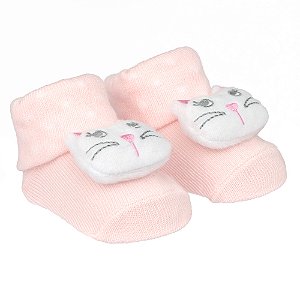 MEIA PIMPOLHO BICHINHO ROSA 00 A 15