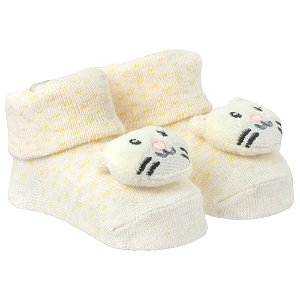 MEIA PIMPOLHO BICHINHO CREME 00 A 15