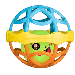 BOLA CHOCALHO PIMPOLHO LARANJA