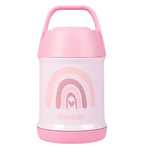POTE TERMICO PIMPOLHO ARCO IRIS ROSA
