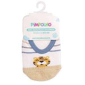 MEIA SAPATILHA PIMPOLHO BRANCO 16/20