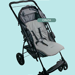 COLCHONETE PARA CARRINHO LUMANA CINZA