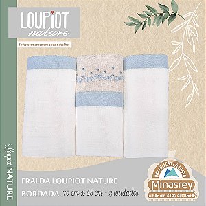 FRALDA LOUPIOT NATURE AZUL