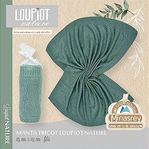 MANTA TRICOT LOUPIOT NATURE VERDE