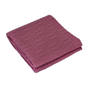 MANTA TRICOT CIA DO NENEM ROSE