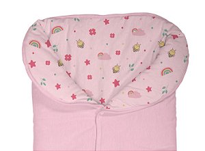 PORTA BEBE BUBLIM MALHAS JARDIM ENCANTADO