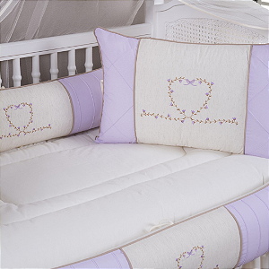 KIT DE BERCO MARIANA BABY LUXO - CECI LAVANDA