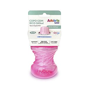 COPO ADOLETA 240ML ROSA