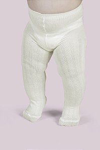 MEIA CALÇA DUCK TRABALHADA - FIO80 OFF WHITE PP