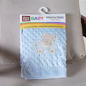 MANTA DOTZ BENE CASA AZUL